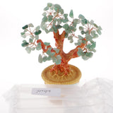 Max 7'' Mini Crystal Money Tree Bonsai Style Lucky Wealth Luck Feng Shui Green