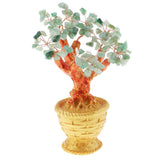 Max 7'' Mini Crystal Money Tree Bonsai Style Lucky Wealth Luck Feng Shui Green