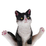 Max Resin Animal Ornaments Home Decorations Yoga Pose Sculptures  Cat