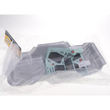 Max 1/10 RC Truck Body Shell with Decal DIY for Wrangler Axial SCX10 D90 Silver