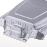 Max 1/10 RC Truck Body Shell with Decal DIY for Wrangler Axial SCX10 D90 Silver