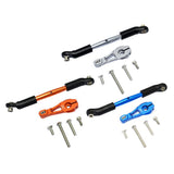 Max Aluminum Servo Horns & Rod Ends Steering Arm for TRX4 1/10 RC Car   Blue