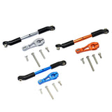 Max Aluminum Servo Horns & Rod Ends Steering Arm for TRX4 1/10 RC Car   Blue