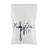 Max Aluminum Servo Horns & Rod Ends Steering Arm for TRX4 1/10 RC Car   Blue
