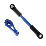 Max Aluminum Servo Horns & Rod Ends Steering Arm for TRX4 1/10 RC Car   Blue