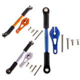 Max Aluminum Servo Horns & Rod Ends Steering Arm for TRX4 1/10 RC Car   Blue