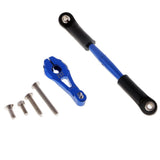 Max Aluminum Servo Horns & Rod Ends Steering Arm for TRX4 1/10 RC Car   Blue