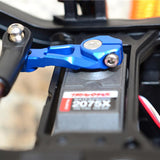 Max Aluminum Servo Horns & Rod Ends Steering Arm for TRX4 1/10 RC Car   Blue