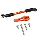 Max Aluminum Servo Horns & Rod Ends Steering Arm for TRX4 1/10 RC Car   Orange