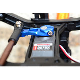 Max Aluminum Servo Horns & Rod Ends Steering Arm for TRX4 1/10 RC Car   Orange