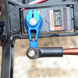 Max Aluminum Servo Horns & Rod Ends Steering Arm for TRX4 1/10 RC Car   Orange