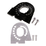 Max Aluminum Alloy Motor Mount Plate with Heat Sink Fins for Traxxas TRX4 Silver