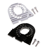 Max Aluminum Alloy Motor Mount Plate with Heat Sink Fins for Traxxas TRX4 Silver