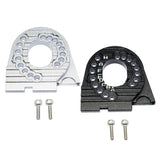 Max Aluminum Alloy Motor Mount Plate with Heat Sink Fins for Traxxas TRX4 Silver