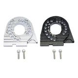 Max Aluminum Alloy Motor Mount Plate with Heat Sink Fins for Traxxas TRX4 Silver