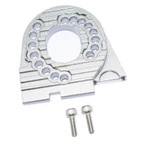 Max Aluminum Alloy Motor Mount Plate with Heat Sink Fins for Traxxas TRX4 Silver