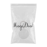 Max 40mm Coin Holder Keychain Round Silver Plastic  Style -1