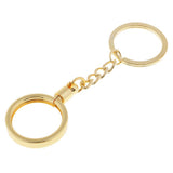 Max Coin keyring Pendant Keychain Commemorative Bitcoin Key Ring 25mm Golden