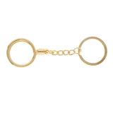 Max Coin keyring Pendant Keychain Commemorative Bitcoin Key Ring 25mm Golden