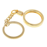 Max Coin keyring Pendant Keychain Commemorative Bitcoin Key Ring 25mm Golden