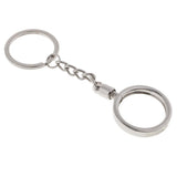 Max Coin keyring Pendant Keychain Commemorative Bitcoin Key Ring 25mm Silver