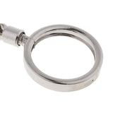 Max Coin keyring Pendant Keychain Commemorative Bitcoin Key Ring 25mm Silver
