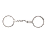 Max Coin keyring Pendant Keychain Commemorative Bitcoin Key Ring 25mm Silver