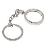 Max Coin keyring Pendant Keychain Commemorative Bitcoin Key Ring 25mm Silver