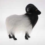 Max Simulation Goat Sheep Figurines Animal Plush Toy Home Ornaments Decoration