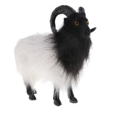 Max Simulation Goat Sheep Figurines Animal Plush Toy Home Ornaments Decoration