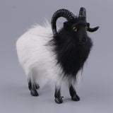 Max Simulation Goat Sheep Figurines Animal Plush Toy Home Ornaments Decoration