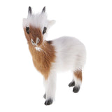 Max Simulation Furry Little Goat Model Figure Handicraft Home Office Decor B