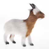 Max Simulation Furry Little Goat Model Figure Handicraft Home Office Decor B