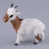 Max Simulation Furry Little Goat Model Figure Handicraft Home Office Decor B