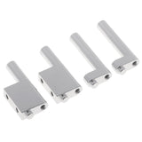 Max 2x Aluminium Radio Tray Post 02047 02046 for 1:10 RC Auto HSP 102003  Silver