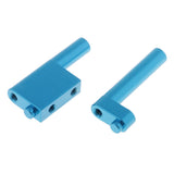 Max 2x Aluminium Radio Tray Post 02047 02046 for 1:10 RC Auto HSP 102003  Blue