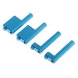 Max 2x Aluminium Radio Tray Post 02047 02046 for 1:10 RC Auto HSP 102003  Blue