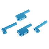 Max 2x Aluminium Radio Tray Post 02047 02046 for 1:10 RC Auto HSP 102003  Blue
