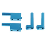 Max 2x Aluminium Radio Tray Post 02047 02046 for 1:10 RC Auto HSP 102003  Blue