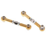 Max RC Metal Upgrade Parts Steering Linkage Pull Rod for HSP 94123/94103 Golden