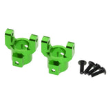Max 2pcs Aluminum C Hub Carrier L/R for HSP 94180 1/10 4WD Rock Crawler Green