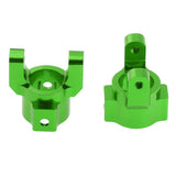 Max 2pcs Aluminum C Hub Carrier L/R for HSP 94180 1/10 4WD Rock Crawler Green