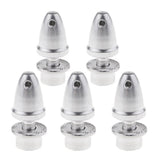 Maxbell 5pc 3.17mm Aluminum Bullet Propeller Adapter Holder for Brushless Motor Prop
