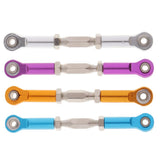 Max Adjustable Servo Linkage Pulling Steering Rods Arms for 1/10 HSP Car Blue
