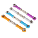 Max Adjustable Servo Linkage Pulling Steering Rods Arms for 1/10 HSP Car Blue