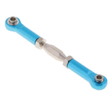 Max Adjustable Servo Linkage Pulling Steering Rods Arms for 1/10 HSP Car Blue
