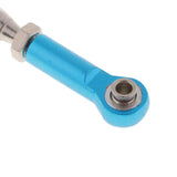 Max Adjustable Servo Linkage Pulling Steering Rods Arms for 1/10 HSP Car Blue