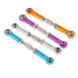 Max Adjustable Servo Linkage Pulling Steering Rods Arms for 1/10 HSP Car Blue
