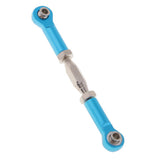 Max Adjustable Servo Linkage Pulling Steering Rods Arms for 1/10 HSP Car Blue