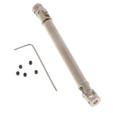 Max 4x3mm Metal Steel Universal Joint Drive Shaft for RC Crawler Car 75-105mm